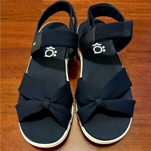 Ryka Mallorie Wedge Navy Blue Sandal Take 50% off bundles of three or more items